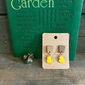 NWT handmade Duck earrings
